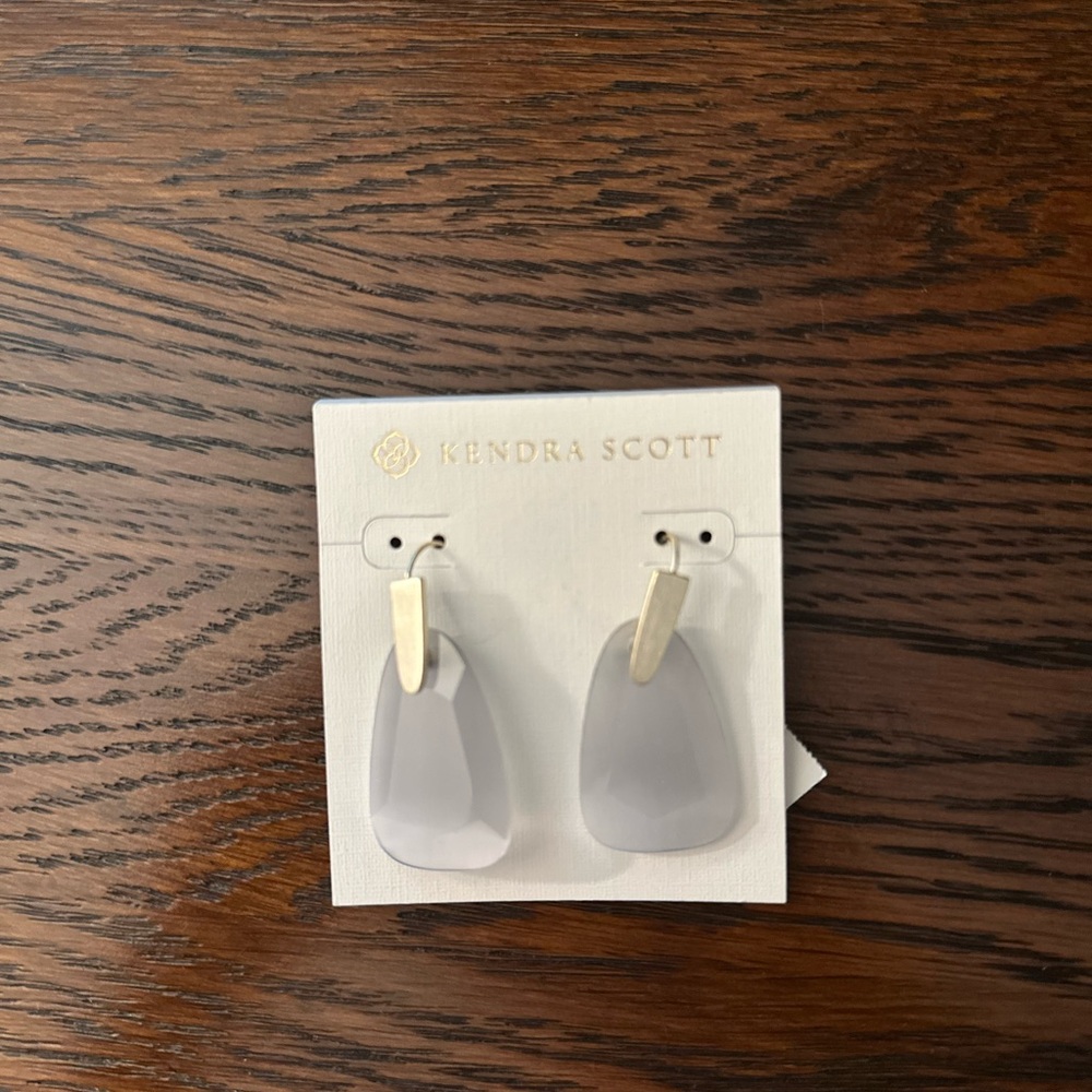 Kendra Scott Silver Drop Earrings